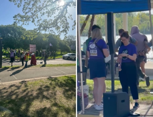 Abortion activists protest pregnancy resource center’s family-friendly fun run