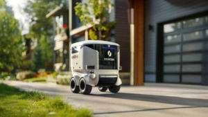 New robot HARR-E picks up trash at your door on-demand via smartphone app