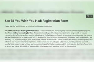 ‘I was disgusted’: Mother speaks out after community college pushes ‘Sex Ed You Wish You Had’