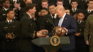 A Proud Moment for the Midshipmen: President Trump Presents Commander-in-Chief Trophy and Champions ‘America’s Game’ with Historic Executive Order | The Gateway Pundit