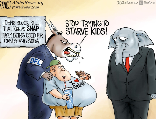 Alpha News cartoon: SNAP happy Alpha News cartoon: SNAP happy