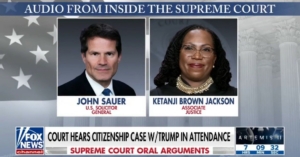 John Sauer Spars with Justice Jackson Over Illegals Giving Birth in the US During Supreme Court’s Oral Arguments on Birthright Citizenship (AUDIO) | The Gateway Pundit