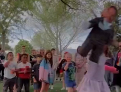 LGBT Event at Brigham Young University Features Painting of Trump’s Severed Head, Children Bashing a Piñata of Republican Senator Mike Lee | The Gateway Pundit