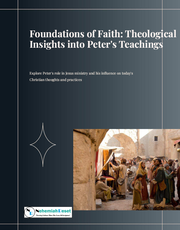 Foundations of Faith: Theological Insights into Peter’s Teachings