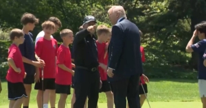 President Trump Putts on the Green on the South Lawn, Gives Children Golf Lessons (VIDEO) | The Gateway Pundit